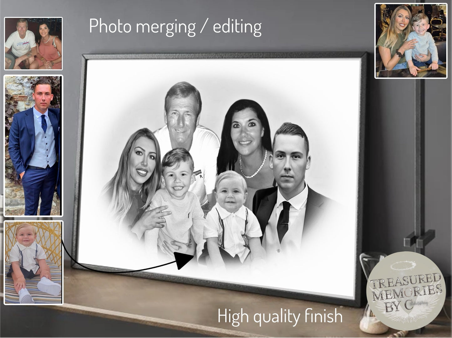 A3 PHOTO PRINT, Custom Photo Merge