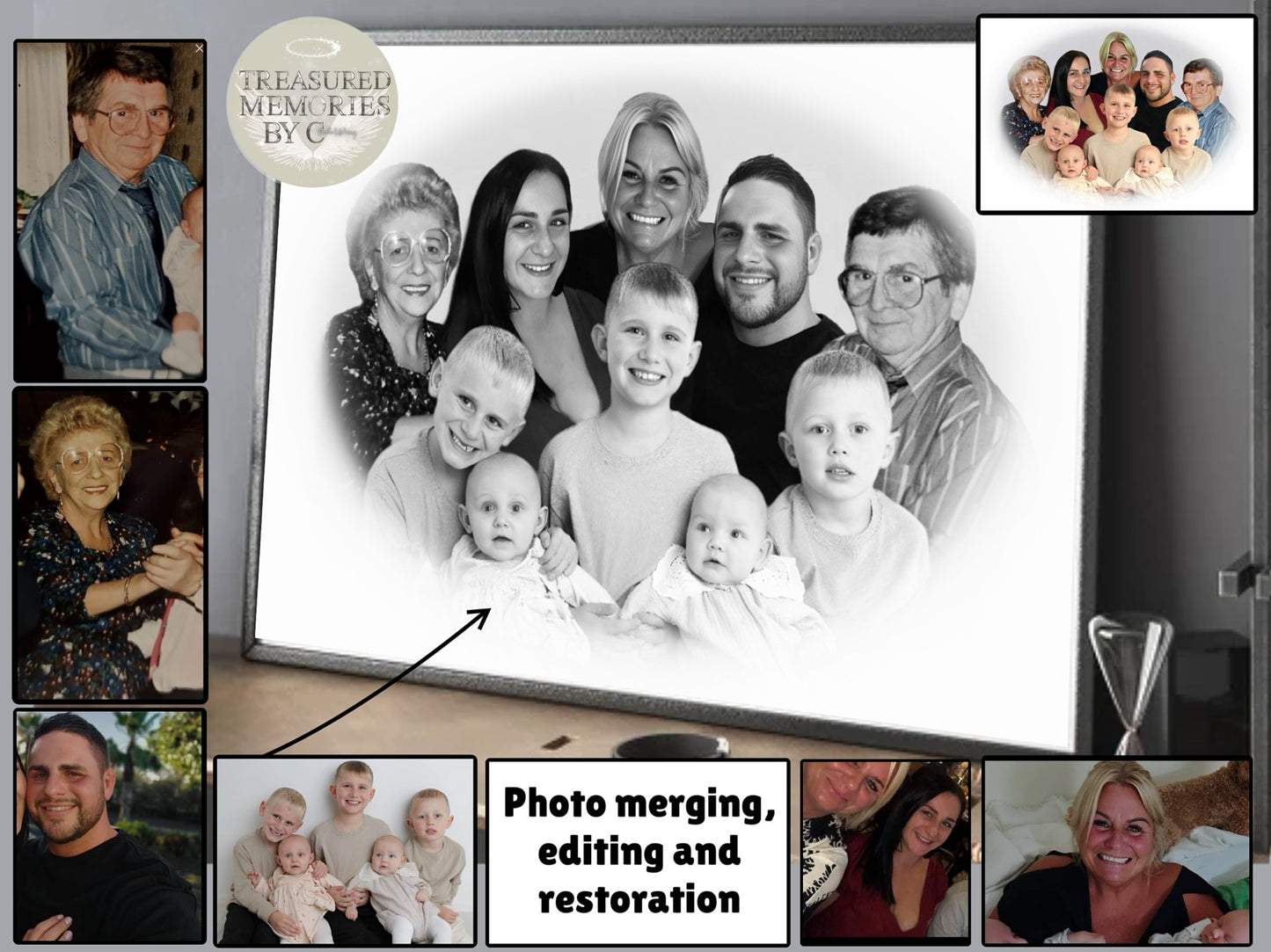 A3 PHOTO PRINT, Custom Photo Merge