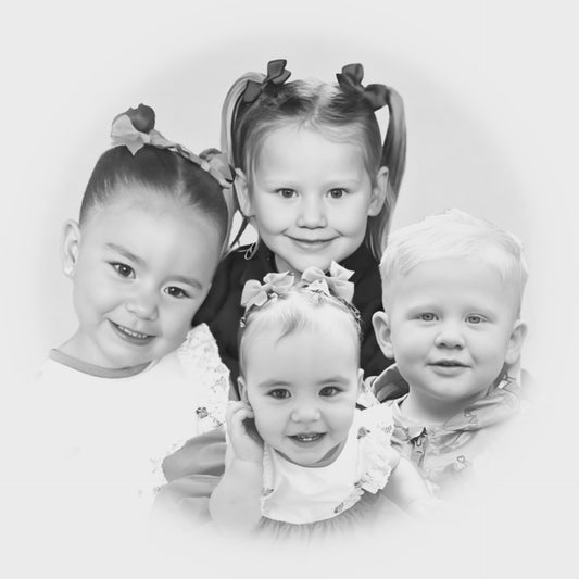 12x12 inch PHOTO PRINT, Custom Photo Merge