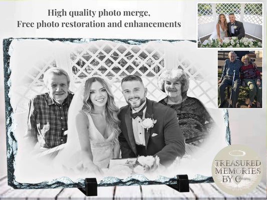 PHOTO SLATE, Custom Photo Merge, 20x30cm