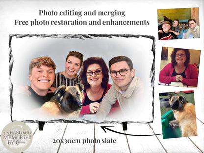 PHOTO SLATE, Custom Photo Merge, 20x30cm